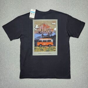Nike‎ Shirt Mens Medium Black Country Van Outdoors Sportswear Active Hiking